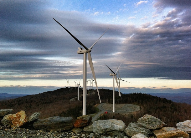 Kingdom Community Wind. Green Mountain Power photo.